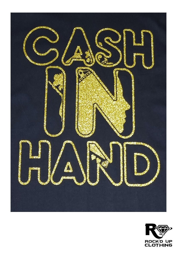 Cash In Hand T-Shirt - Gold