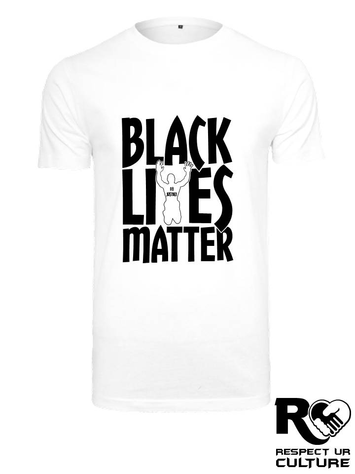 Black Lives Matter "No Justice" - White/Black: RUC/BLMT-WB