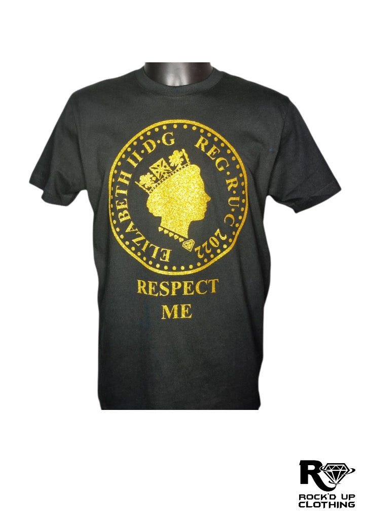 Respect Me Pound T-Shirt - Gold