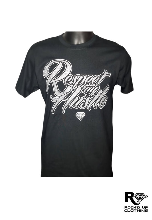 Respect My Hustle T-Shirt - Silver