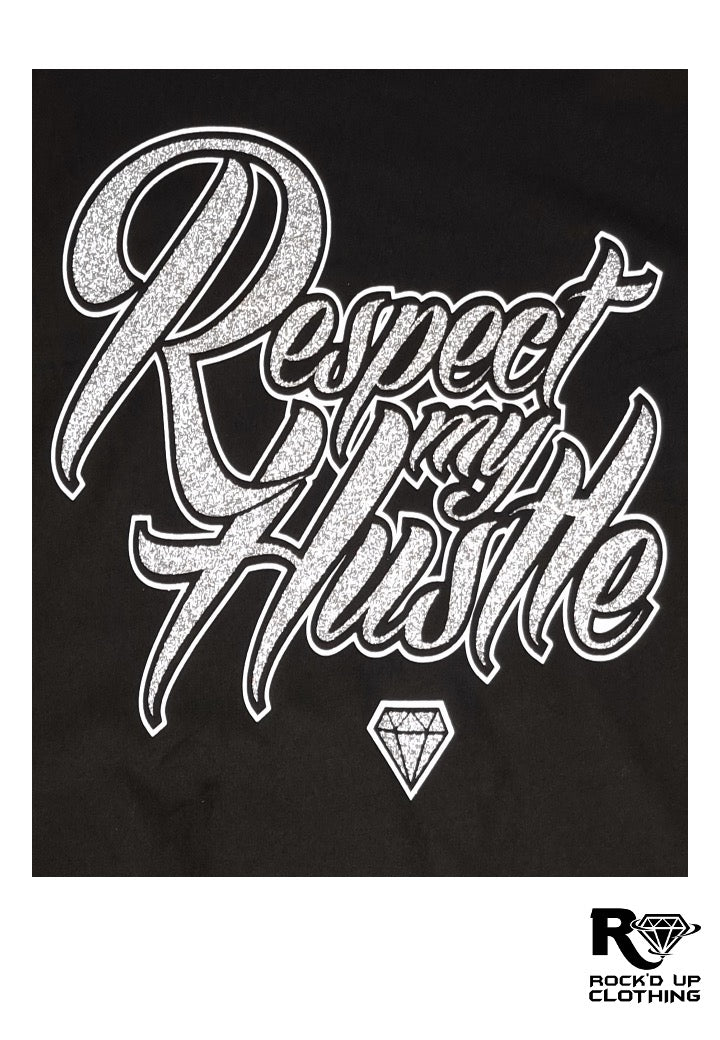 Respect My Hustle T-Shirt - Silver